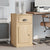 Side Cabinet with Drawer Sonoma Oak 40x50x75 cm Engineered Wood