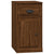 Side Cabinet with Drawer Brown Oak 40x50x75 cm Engineered Wood