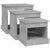 Coffee Tables 3 pcs Concrete Grey Engineered Wood