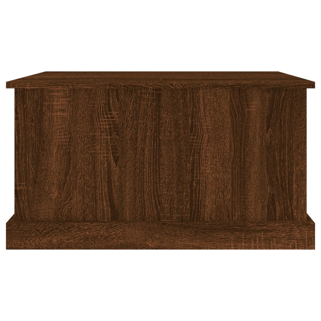 Storage Box Brown Oak 70x40x38 cm Engineered Wood