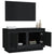 TV Cabinet Black 80x35x45 cm Engineered Wood