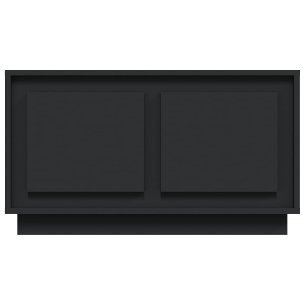 TV Cabinet Black 80x35x45 cm Engineered Wood