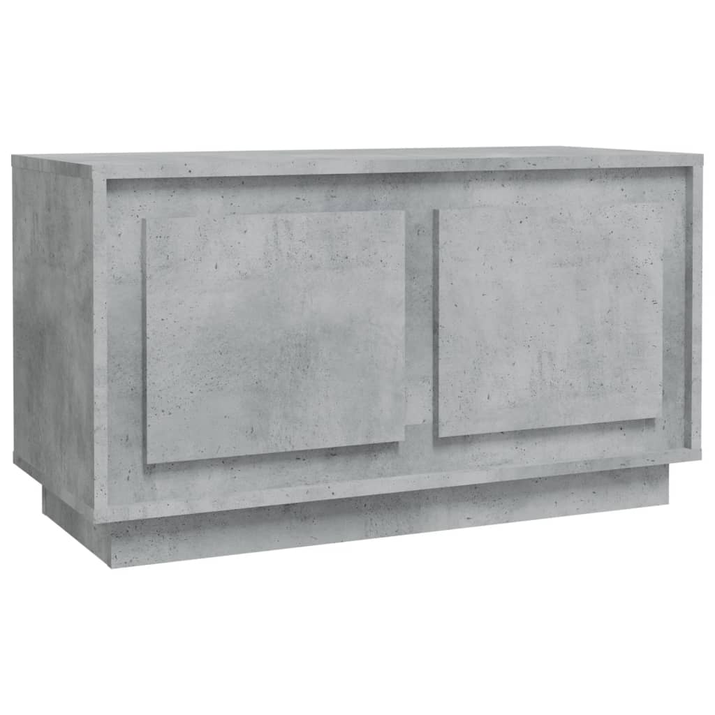 TV Cabinet Concrete Grey 80x35x45 cm Engineered Wood