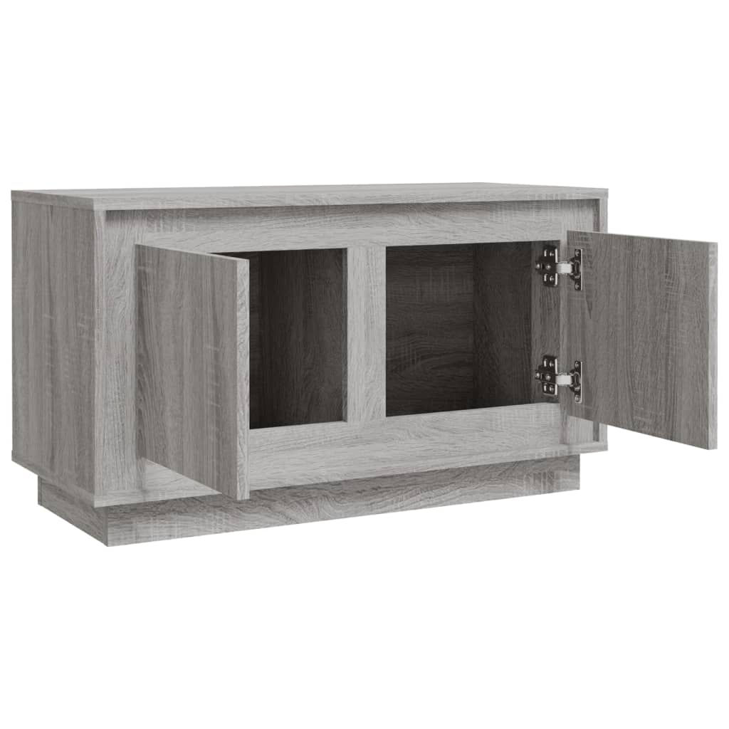 TV Cabinet Grey Sonoma 80x35x45 cm Engineered Wood