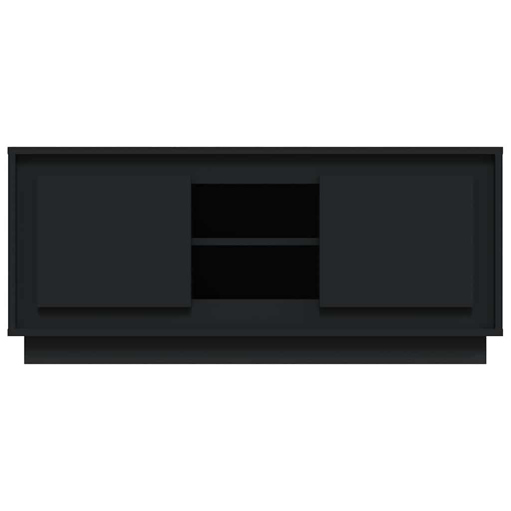 TV Cabinet Black 102x35x45 cm Engineered Wood