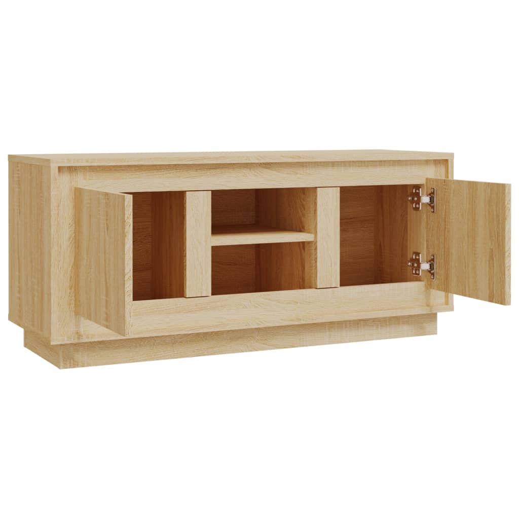 TV Cabinet Sonoma Oak 102x35x45 cm Engineered Wood