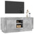 TV Cabinet Concrete Grey 102x35x45 cm Engineered Wood