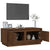 Coffee Table Brown Oak 102x50x44 cm Engineered Wood