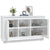 Sideboard High Gloss White 102x35x60 cm Engineered Wood