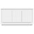 Sideboard White 102x35x55 cm Engineered Wood