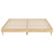 Bed Frame without Mattress Sonoma Oak 183x203 cm King Engineered Wood