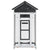 Bird House Grey 91.5x53x170 cm Solid Wood Pine