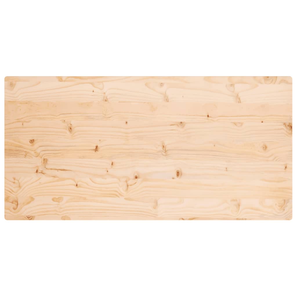 Table Top 110x55x2.5 cm Solid Wood Pine Rectangular