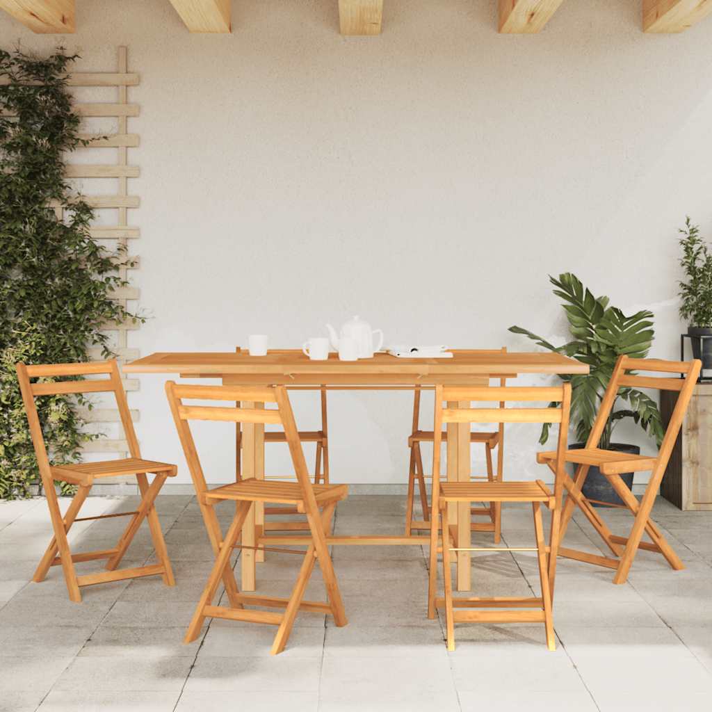 Extending Garden Table 110-160x80x75cm Solid Wood Teak
