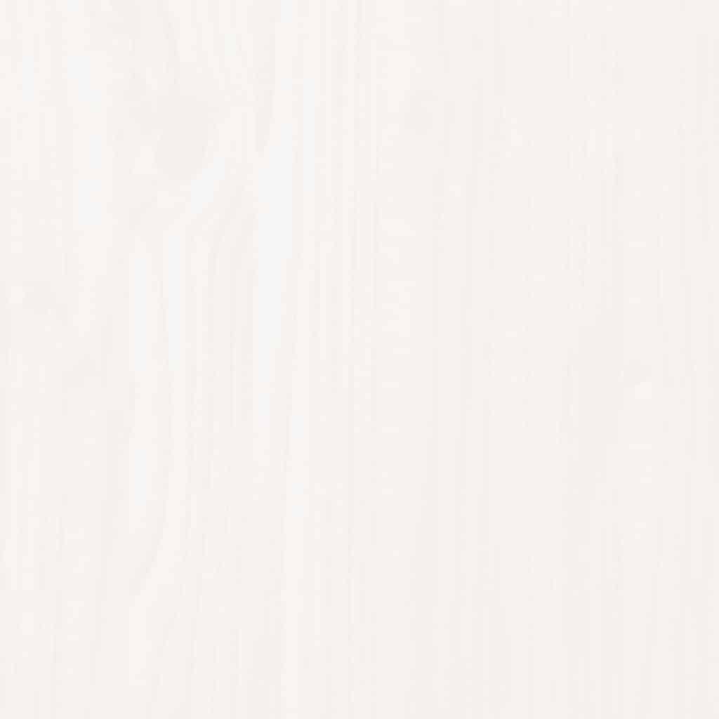 Corner Sofa with Cushions White Solid Wood Pine