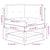 Corner Sofa with Cushions White Solid Wood Pine