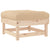 Garden Footstools with Cushions 2pcs Solid Wood Pine