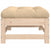 Garden Footstool with Cushion Solid Wood Pine