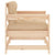 Garden Chairs with Cushions 2 pcs Solid Wood Pine