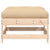 Garden Footstools with Cushions 2pcs Solid Wood Pine