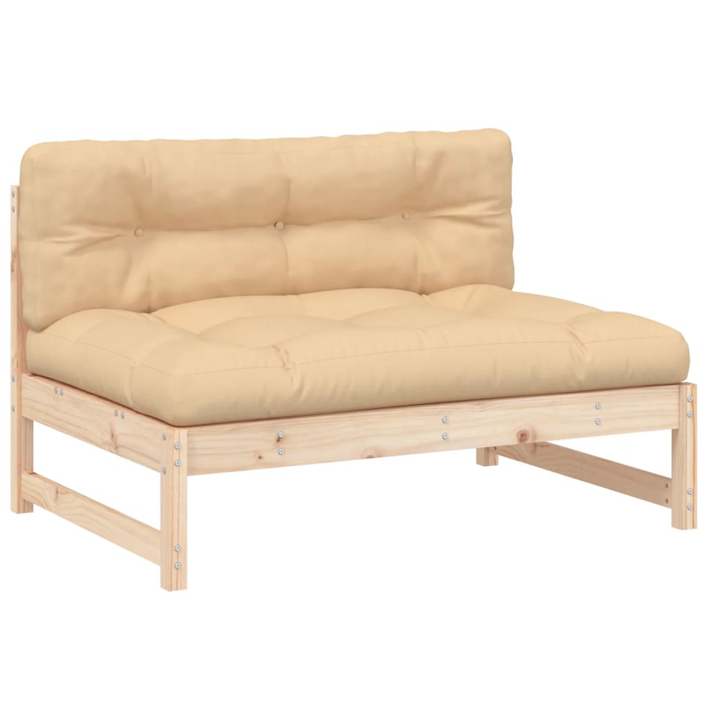 Middle Sofa 120x80 cm Solid Wood Pine