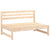 Middle Sofa 120x80 cm Solid Wood Pine