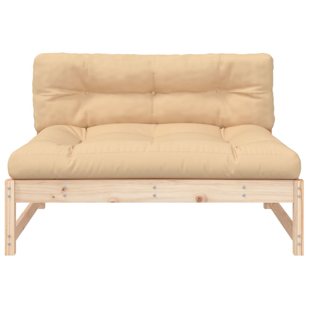 Middle Sofa 120x80 cm Solid Wood Pine