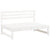 Middle Sofa White 120x80 cm Solid Wood Pine