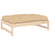 Garden Footstool 120x80 cm Solid Wood Pine