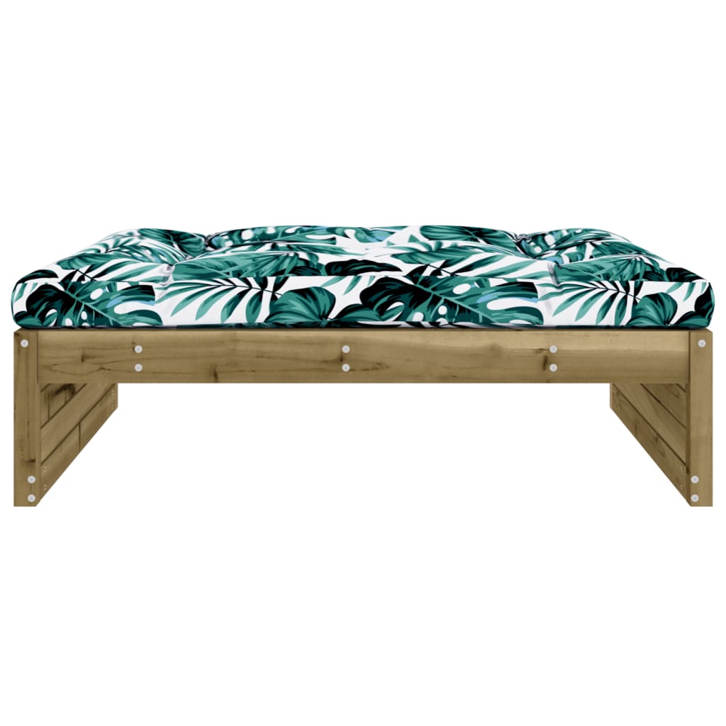 Garden Footstool 120x80 cm Impregnated Wood Pine