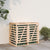 Double Wheelie Bin Storage Solid Wood Pine