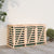 Triple Wheelie Bin Storage Solid Wood Pine