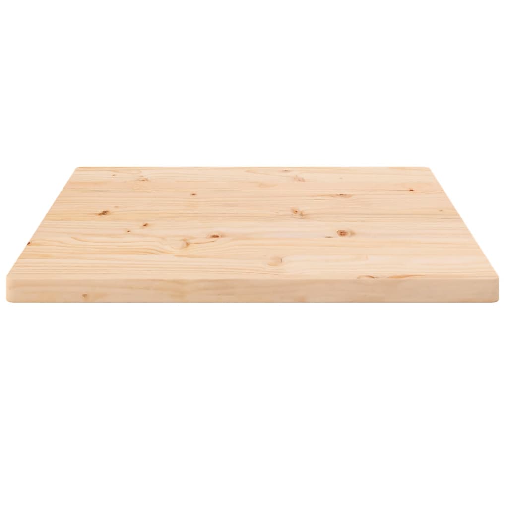 Table Top 40x40x2.5 cm Solid Wood Pine Square