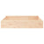 Sandbox with Seats Square Solid Wood Pine