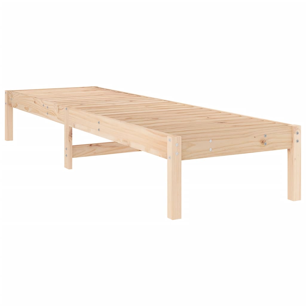 Sun Loungers 2 pcs 199.5x60x74 cm Solid Wood Pine