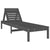 Sun Loungers 2 pcs Grey 199.5x60x74 cm Solid Wood Pine