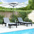 Sun Loungers 2 pcs Black 199.5x60x74 cm Solid Wood Pine