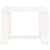 Garden Side Table White 40x38x28.5 cm Solid Wood Pine