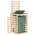 Wheelie Bin Storage 84x90x128.5 cm Solid Wood Pine