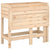 Garden Planter with Folding Tabletop Solid Wood Pine