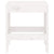 Garden Stools 2 pcs White 40x36x45 cm Solid Wood Pine