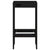 Bar Stools 2 pcs Black 40x36x75 cm Solid Wood Pine