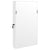 Mirror Jewellery Cabinet Wall Mounted White 37.5x10x67 cm