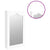 Mirror Jewellery Cabinet Wall Mounted White 37.5x10x67 cm