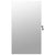 Mirror Jewellery Cabinet with LED Lights Wall Mounted White