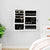Mirror Jewellery Cabinet with LED Lights Wall Mounted White