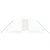 Greenhouse with Steel Frame White 10 m² 5x2x2.3 m