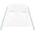 Greenhouse with Steel Frame White 10 m² 5x2x2.3 m