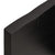 Wall Shelf Dark Brown 100x30x(2-4) cm Treated Solid Wood Oak
