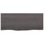 Wall Shelf Dark Brown 100x40x(2-6) cm Treated Solid Wood Oak